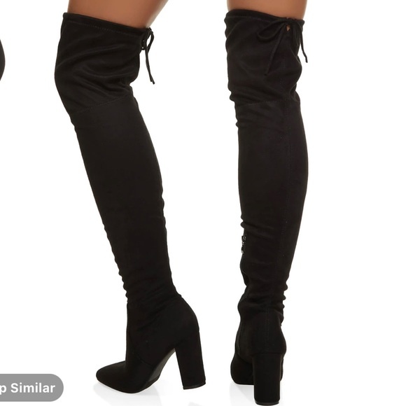 Steve Madden Suede feel Thigh high boots - Picture 7 of 8